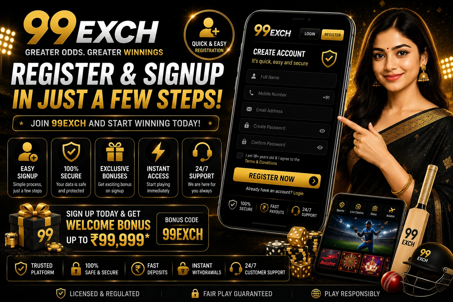 99Exch Register & Signup