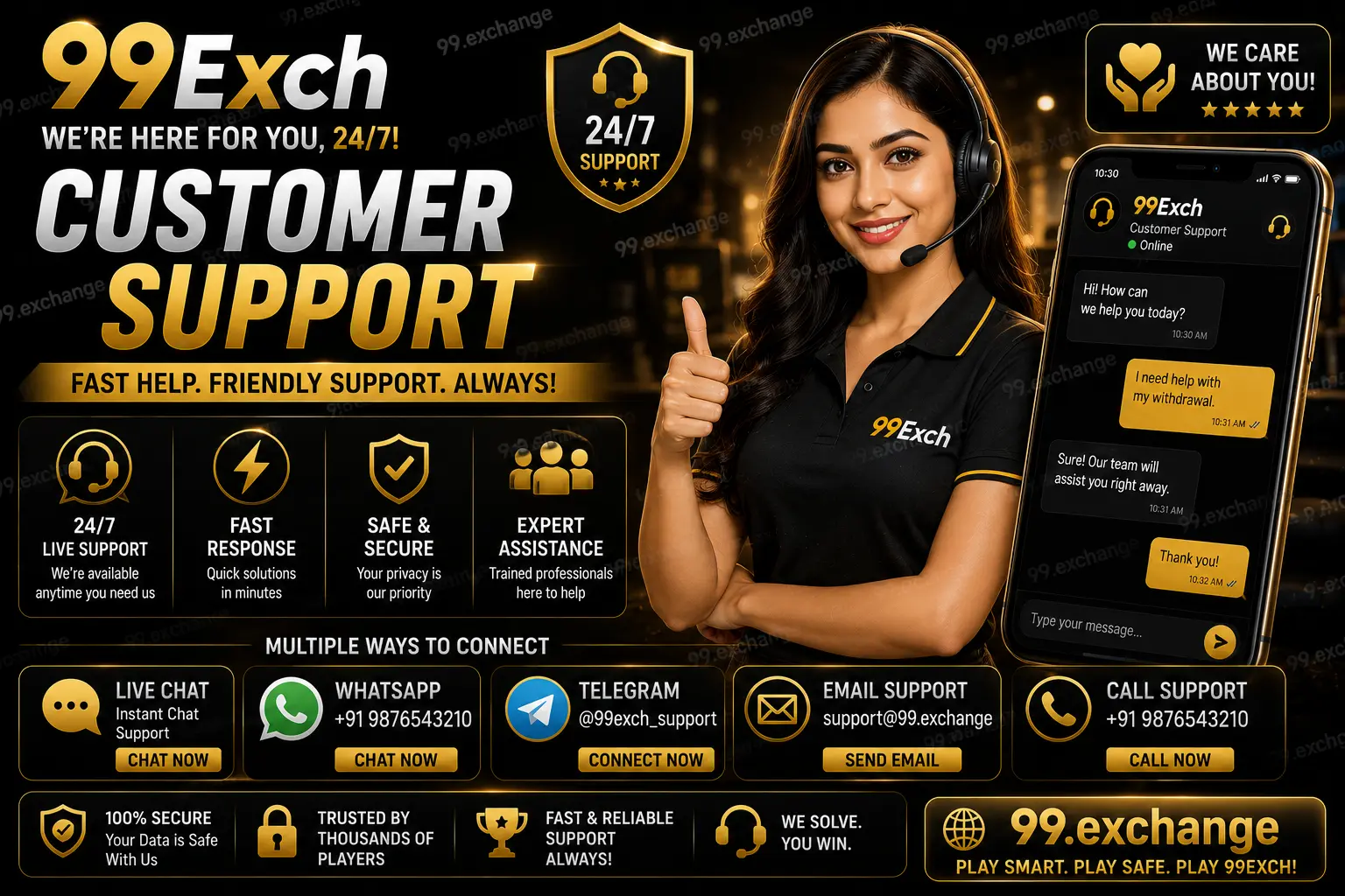 99Exch Customer Support