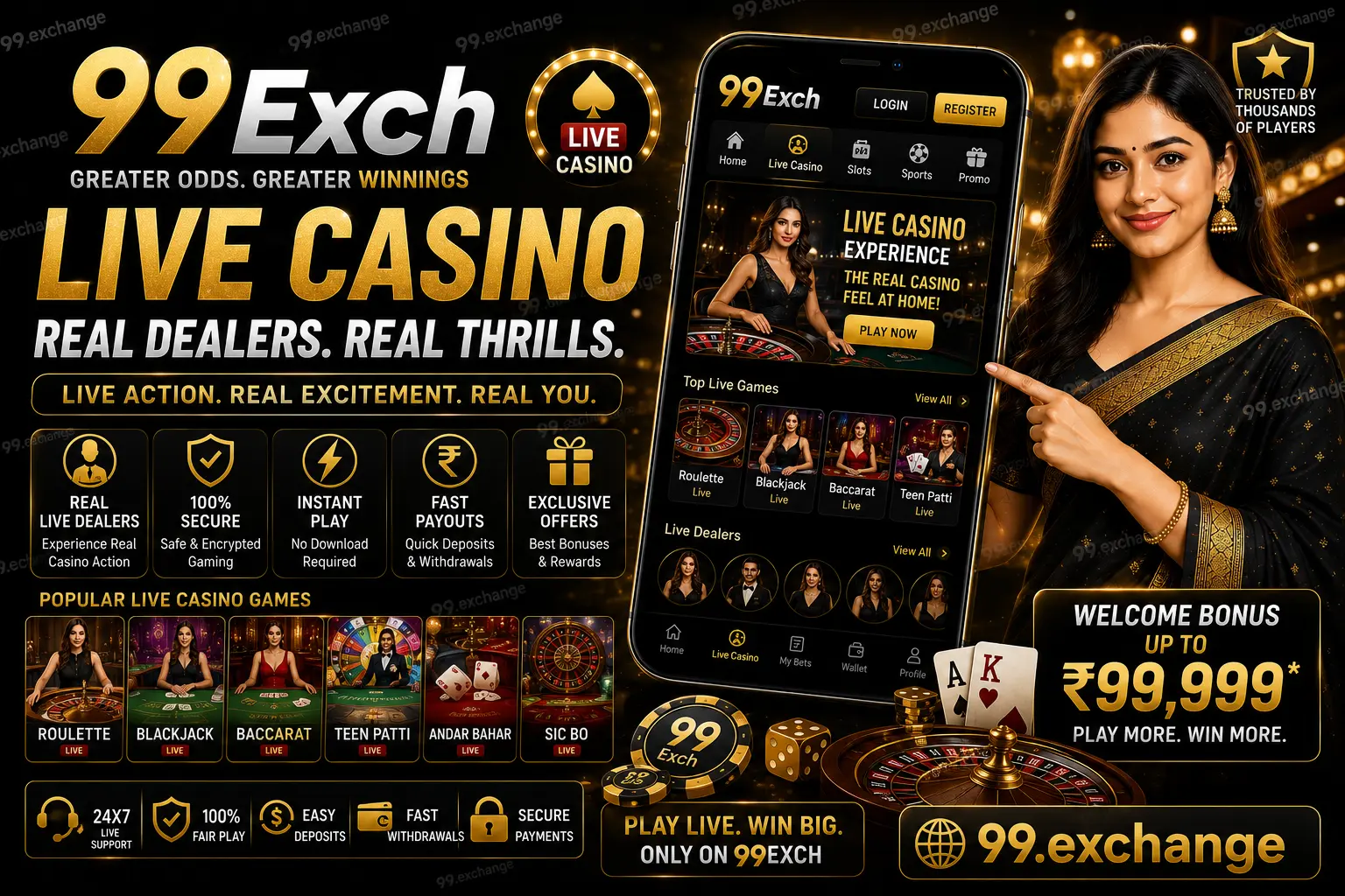 99Exch Live Casino